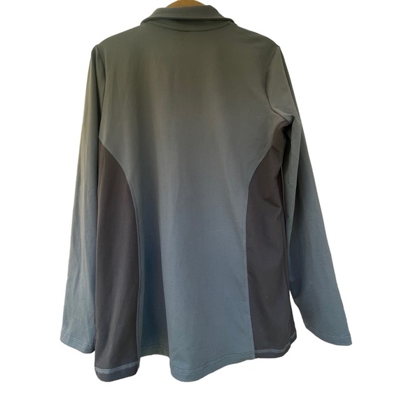 Champion men’s zip‎ up lightweight jacket long sleeve gray on gray pockets - Picture 2 of 9